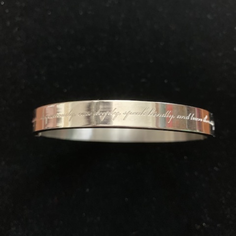 Inscribed bracelet